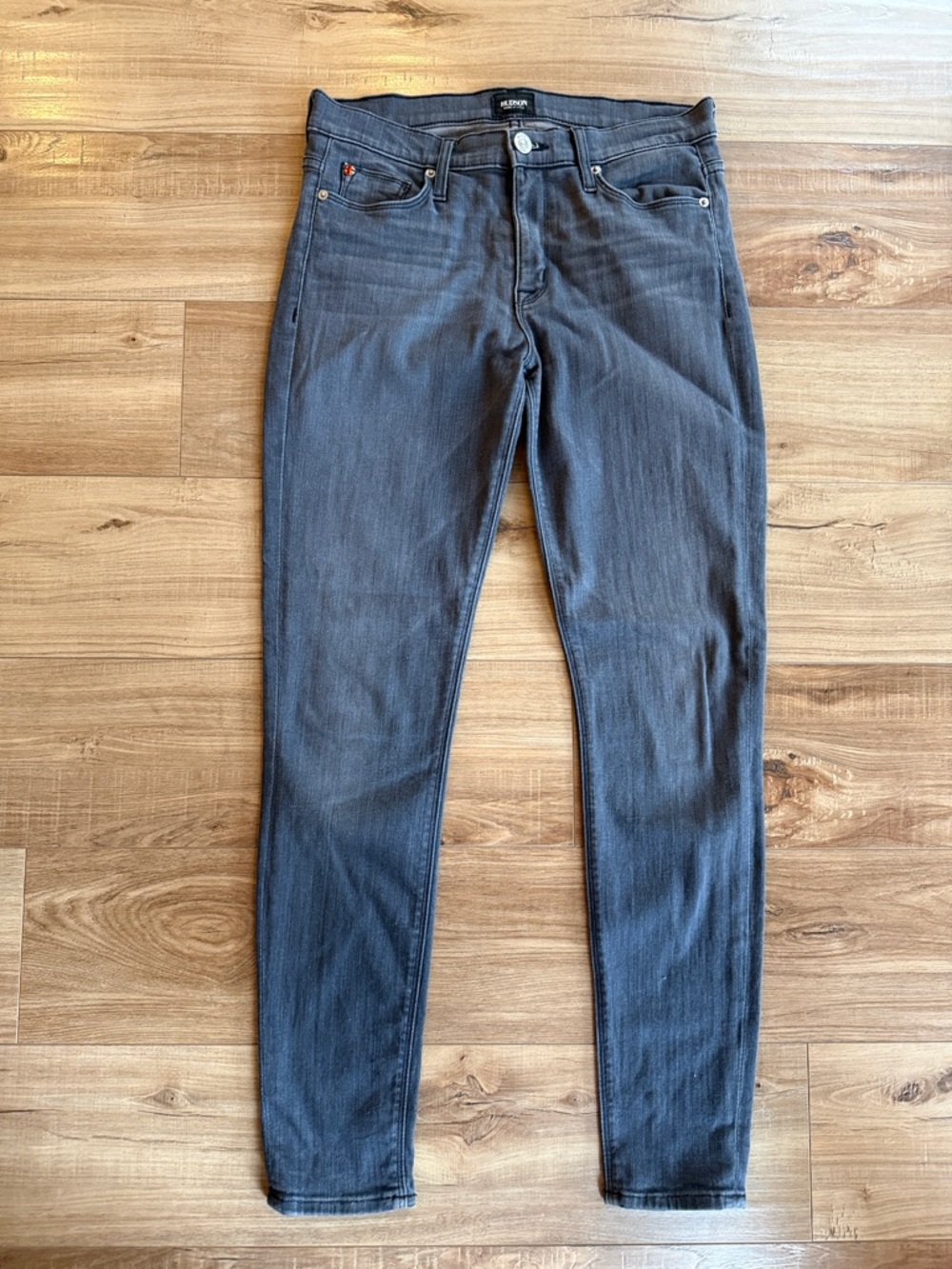 Hudson Jeans Skinny Women's Jeans - Dark Charcoal Wash
